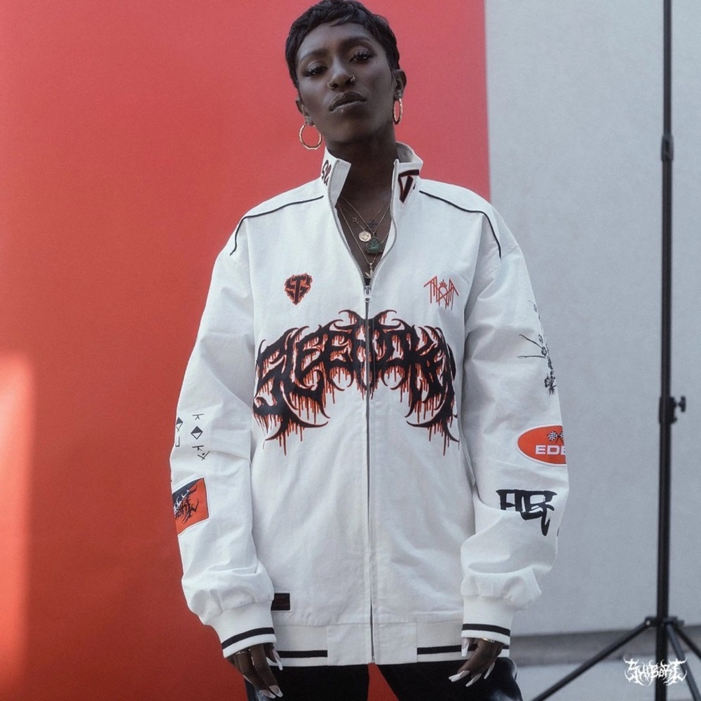 Sleeptoken Shibori Racing Jacket